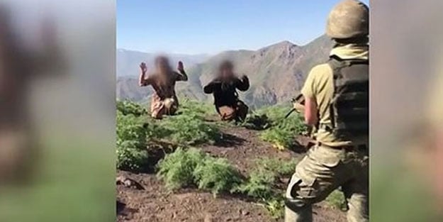 Şırnak ve Hakkari'de PKK'lı teröristler böyle teslim oldu