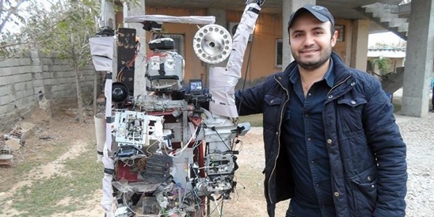 Şırnaklı genç robot yaptı!