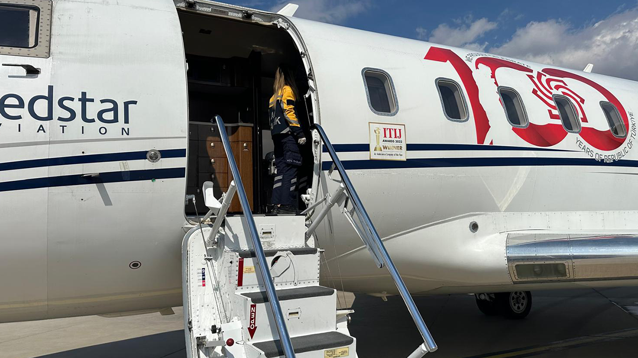 Şırnak'ta 3 aylık bebek için ambulans uçak kalktı