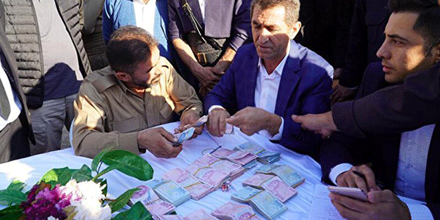 Şırnak'ta 5 bin kişilik aşiret düğünü! Takılan takı dudak uçuklattı