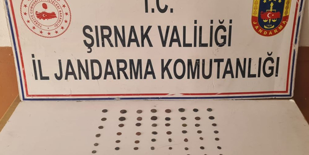 Şırnak’ta 65 parça tarihi obje ele geçirildi