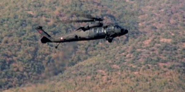 Şırnak'ta askeri helikoptere saldırı: 1 asker...