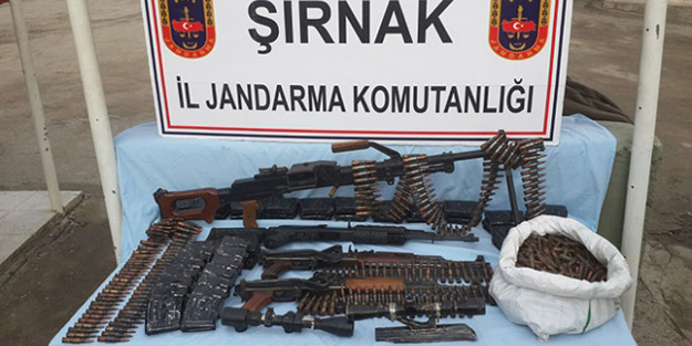 PKK'ya ait çok sayıda mühimmat ele geçirildi