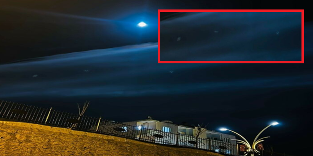 Şırnak'ta gökyüzünde beliren esrarengiz cisimlerin sırrı çözülemedi