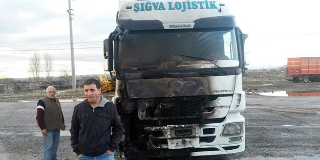 Hainler yine araç yaktı!