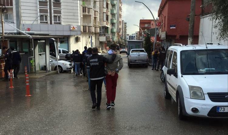 Şırnak’ta uyuşturucu operasyonunda 30 kişi tutuklandı 
