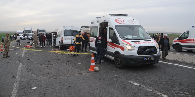 Şırnak'ta zincirleme kaza: 8 kişi yaralandı