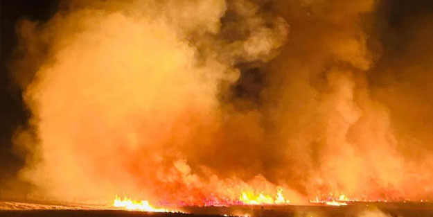 Şırnak'taki anız yangını 7 köyü etkisi altına aldı