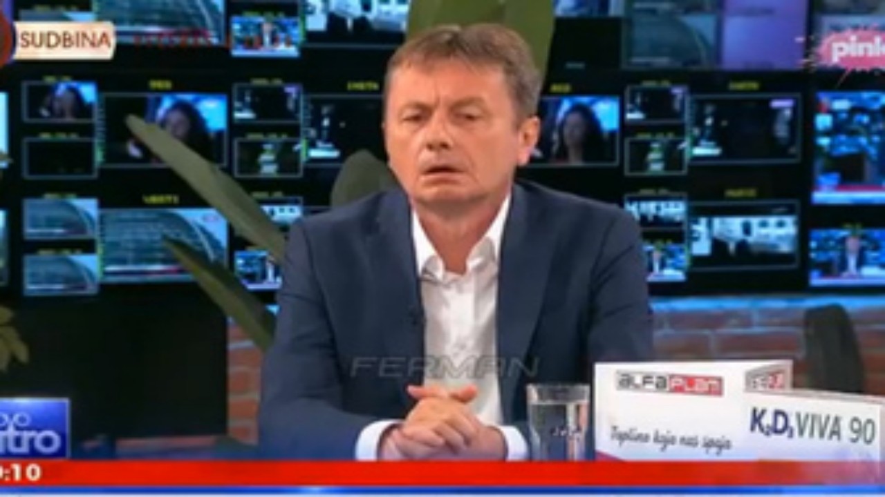 Sırp Bakan, canlı yayında beyin kanaması geçirdi! İşte o anlar