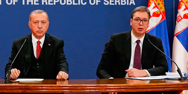 Sırp lider Vucic'in Erdoğan sözleri olay oldu