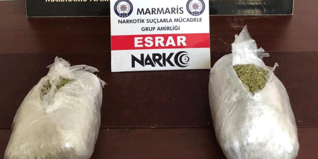 Sırt çantasından zehir çıktı