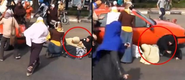 Sisi destekçisi sürücü aracıyla kadın göstericileri ezdi!