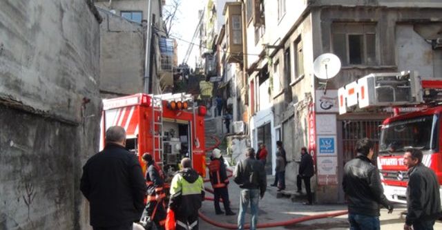 Şişli’de yangın çıktı