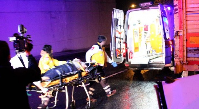 Şişli'de feci kaza: 3 kişi yaralı