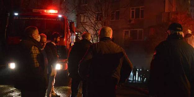Şişli'de korkutan yangın