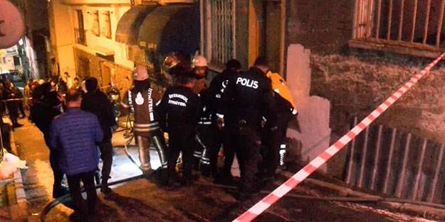 Şişli'de korkutan yangın