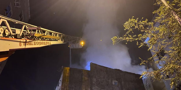Şişli'de korkutan yangın