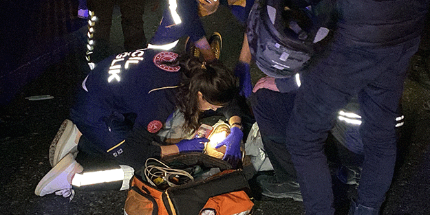 Şişli’de motosiklet kazası!