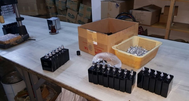 Şişli’de sahte parfüm operasyonu