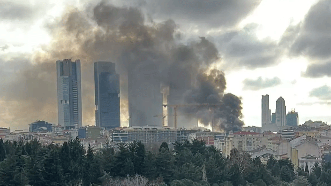Şişli'de yangın