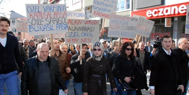  Şişli'de 'Sarıgül'e tepki' yürüyüşü