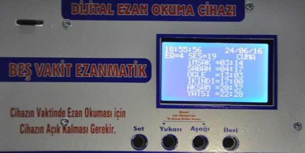 Sisteme girip ezanı erken okuttular! Vatandaşlar orucunu erken açtı