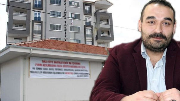 Site sakinlerine kızan müteahhitin astığı pankartı gören şaşırdı!