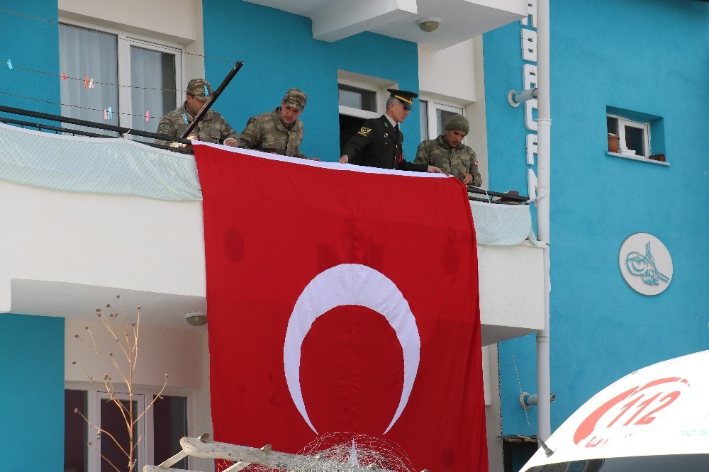 Sivaslı şehidin şehadet haberi evine ulaştı 