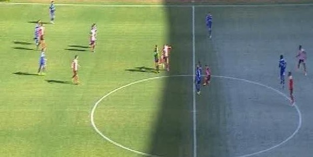 Sivasspor - Eskişehirspor müsabakasında ilginç görüntü