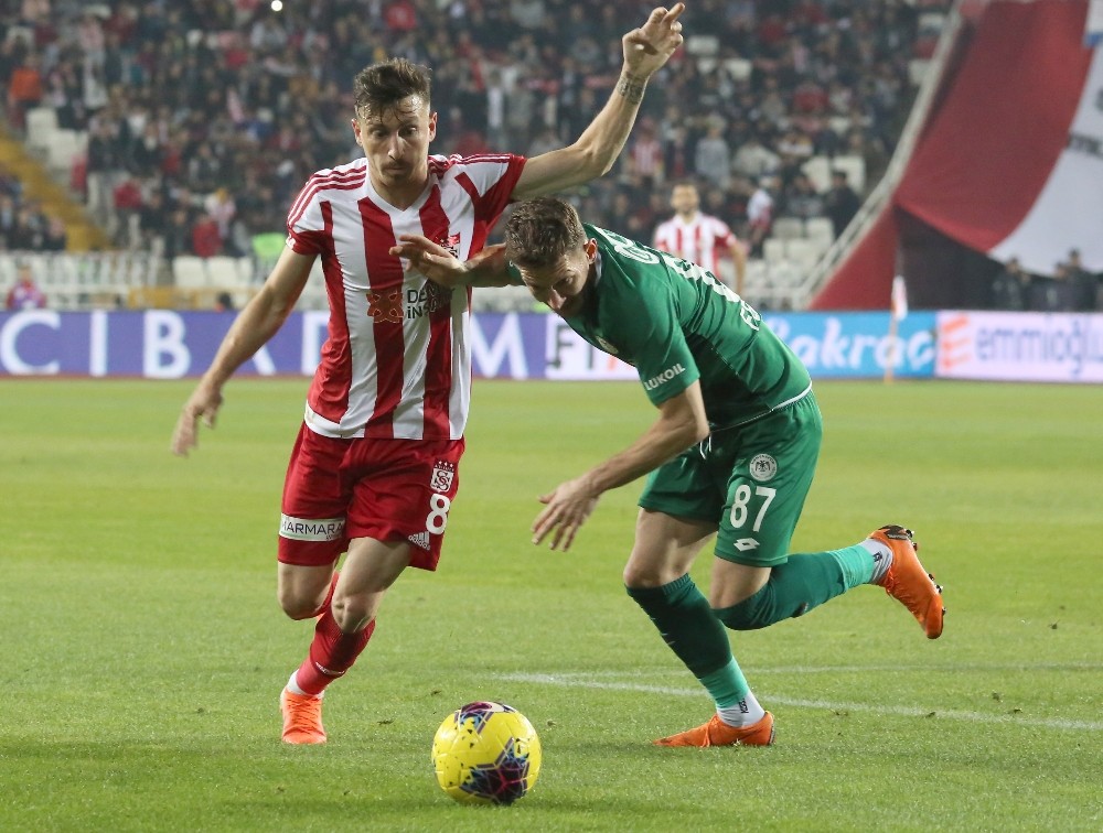 Sivasspor ile Konyaspor 22. randevuda 