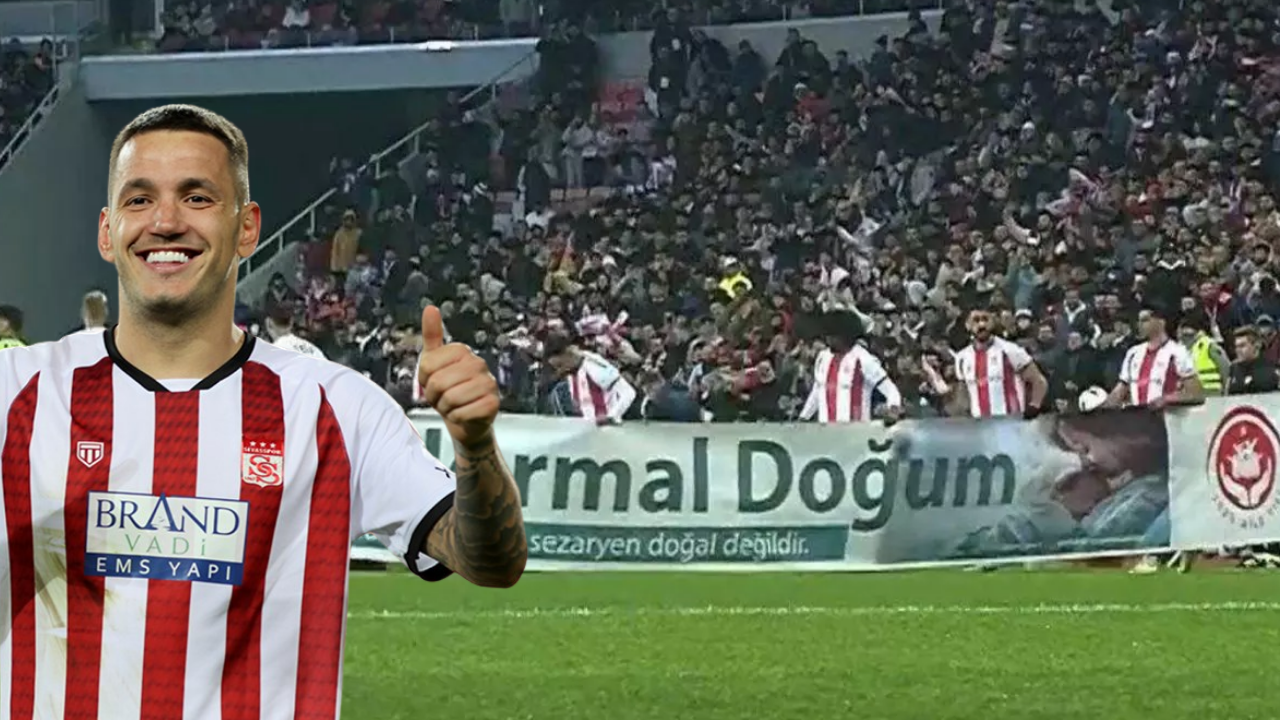 Sivasspor’lu futbolcu Manaj’dan o pankarta ilişkin açıklama