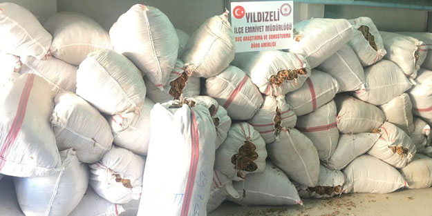 Sivas'ta kaçakçılık operasyonu! 2 ton ele geçirildi
