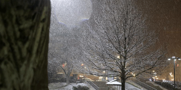 Sivas'ta kar kartpostallık görüntüler oluşturdu!