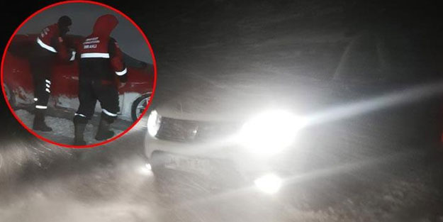 Sivas'ta kar ulaşımı aksattı