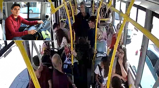 Sivas'ta otobüste kalp pili duran çocuğu şoför hastaneye yetiştirdi