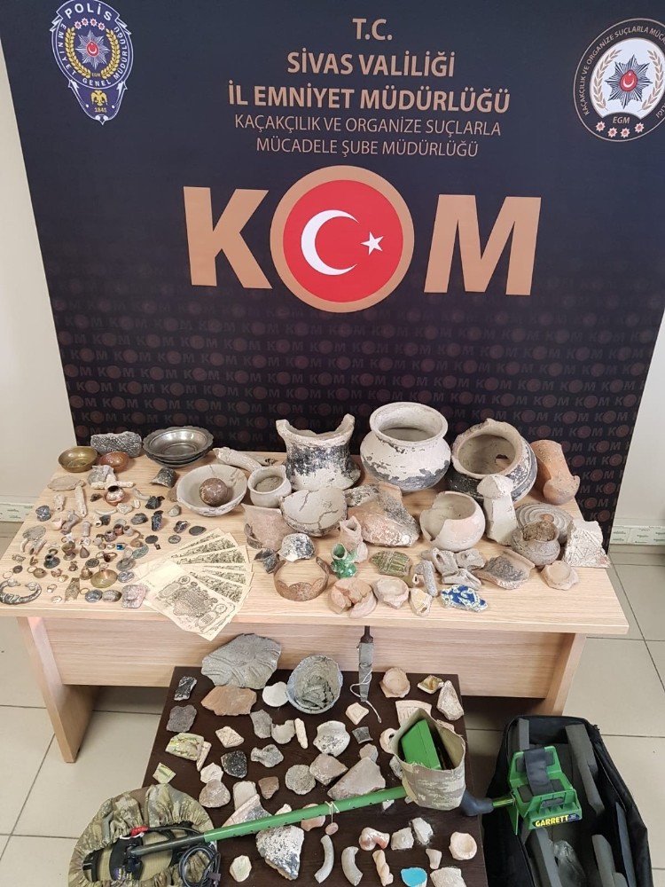 Sivas’ta tarihi eser operasyonu 