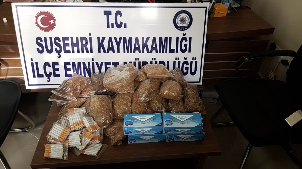 Sivas’ta tütün operasyonu 