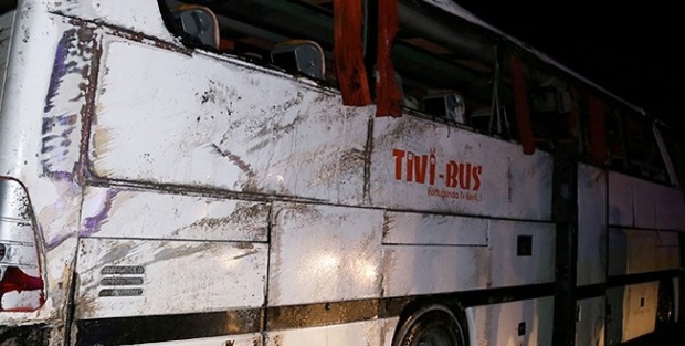 Sivas'ta yolcu otobüsü kazası! 48 yaralı