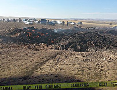 Sivas’ta askeri uçak düştü: 2 pilot sağ kurtuldu