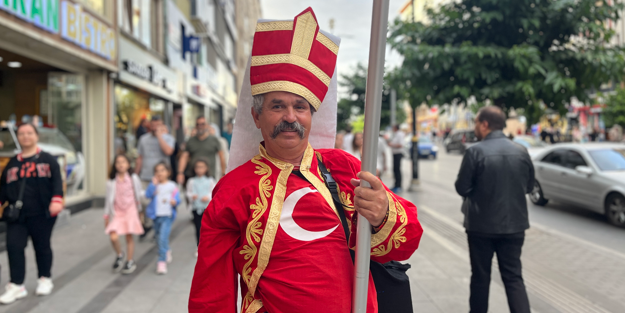 Sivas’tan Avrupa’ya tepki! Yeniçeri böyle protesto etti