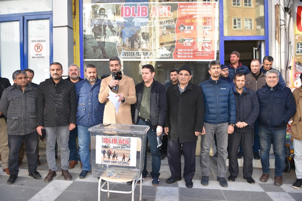 Siverek’ten İdlip’e yardım kampanyası 