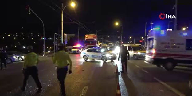 Sivil ekip aracı kaza yaptı: 2’si polis 4 yaralı