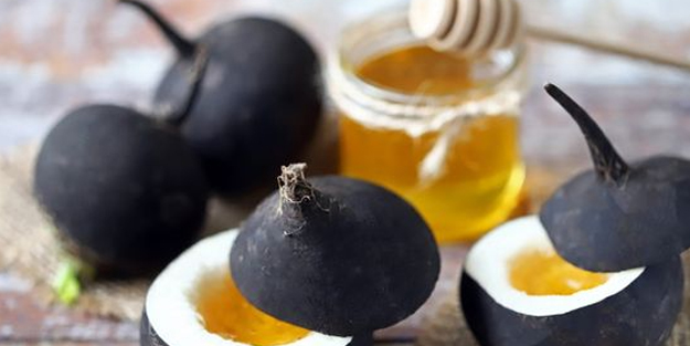 Siyah turp ile karışım: öksürük bir anda bitiverdi