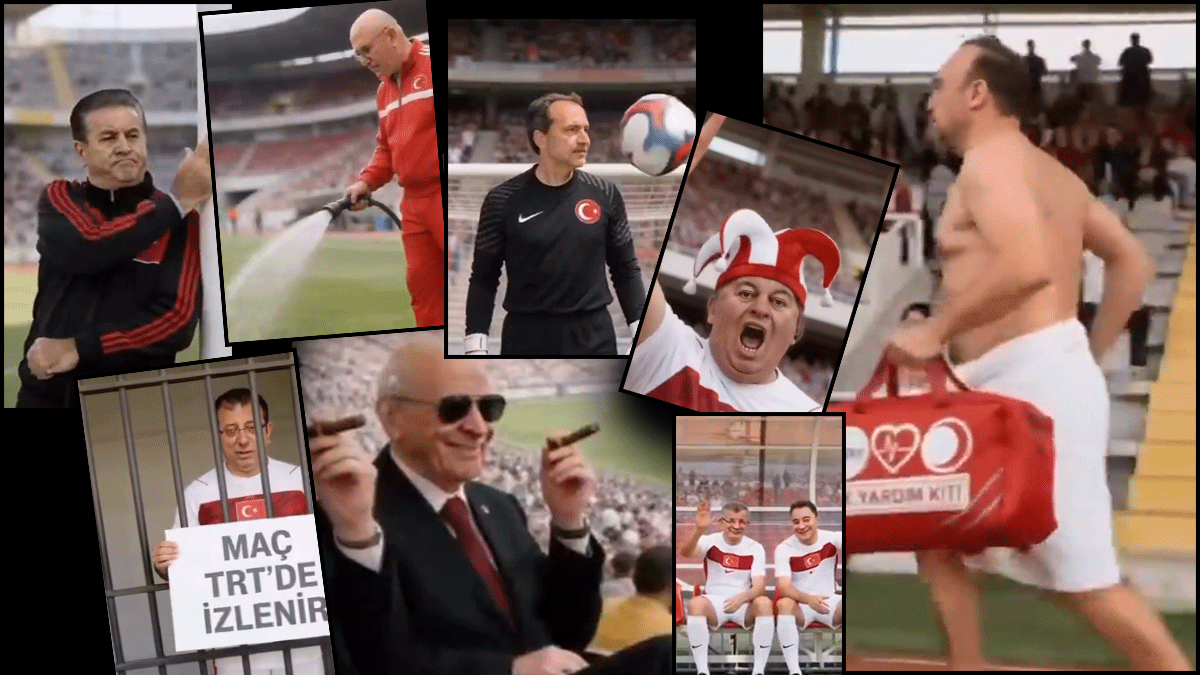Siyaseti Futbol Sahasına Taşıyan Eğlenceli Video Sosyal Medyada Viral Oldu