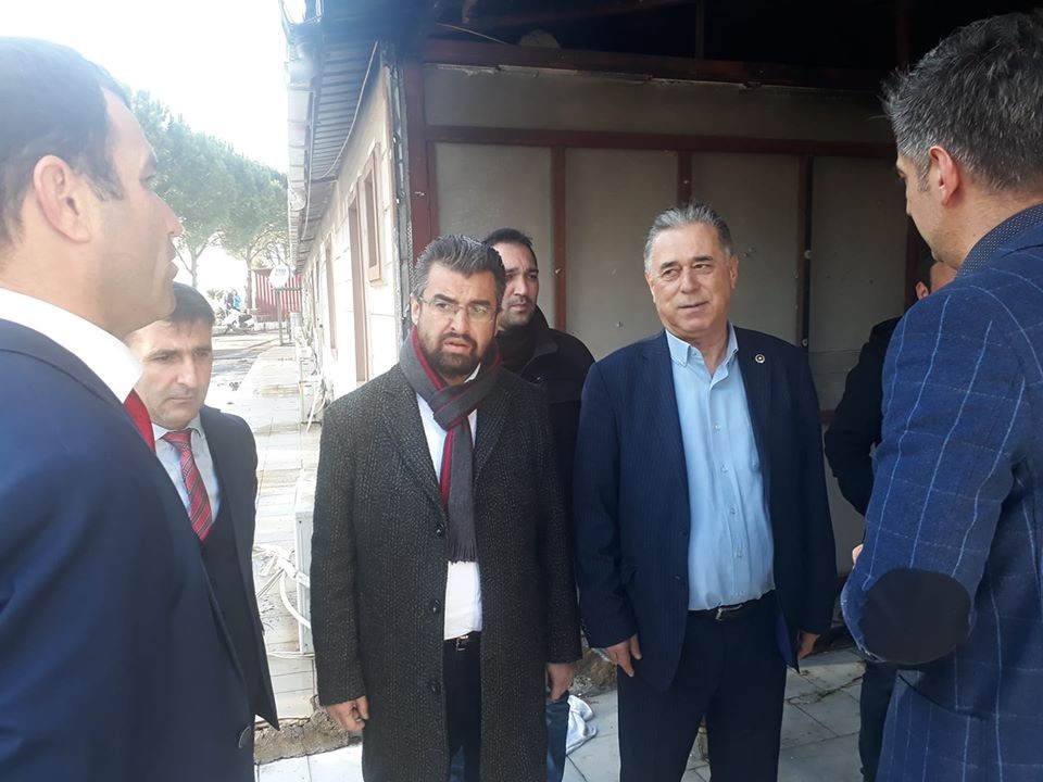 Siyasilerden hastaneye geçmiş olsun ziyareti 