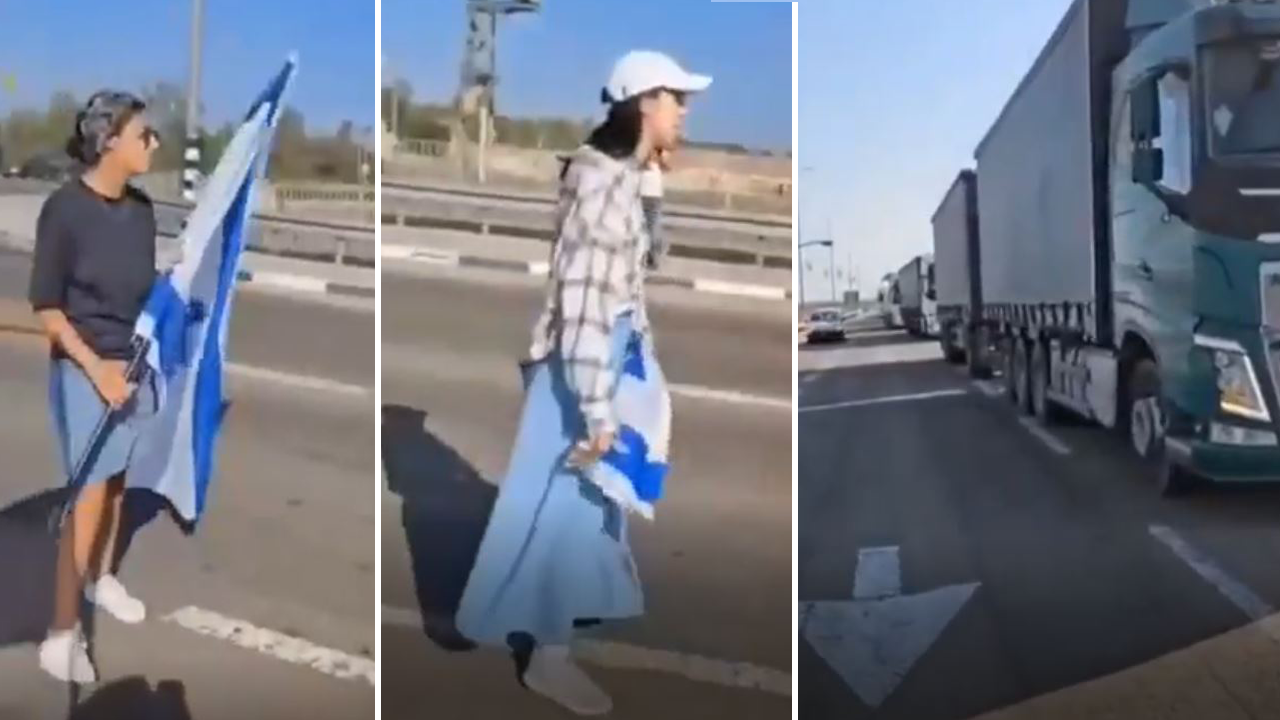 Siyonist barbarlar bir kez daha kan dondurdu: Bebekleri tırların önüne atarak yardımların Gazze girmesini önlediler