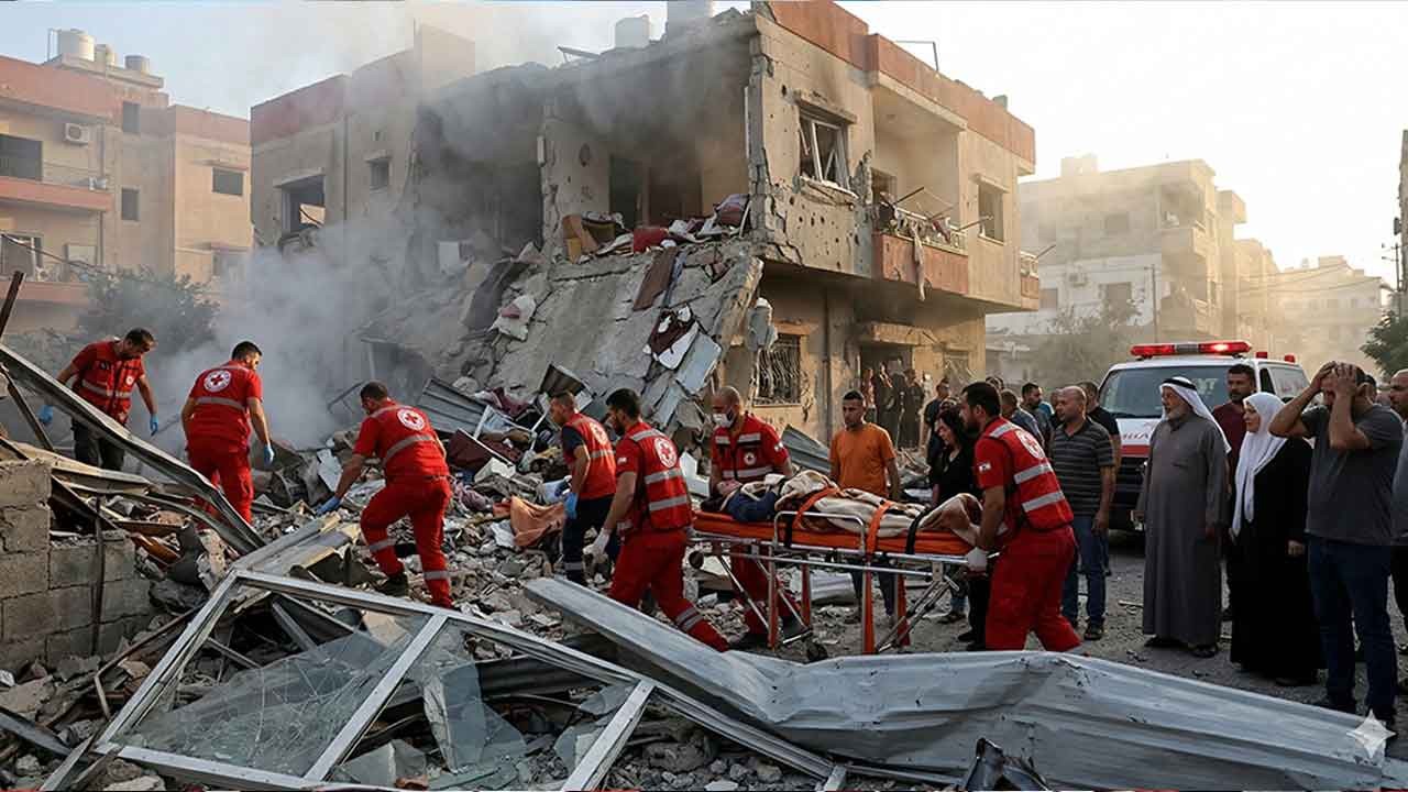 Siyonist caniler Sur'da katliam yaptı: 8 sivil öldü! Sağlık merkezini bile vurdular