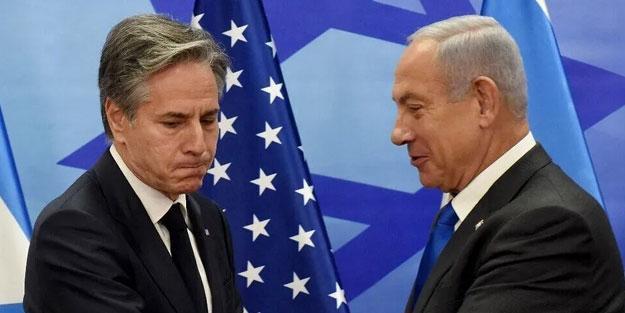 Siyonist dostu Blinken'dan Gazze'de ateşkes açıklaması