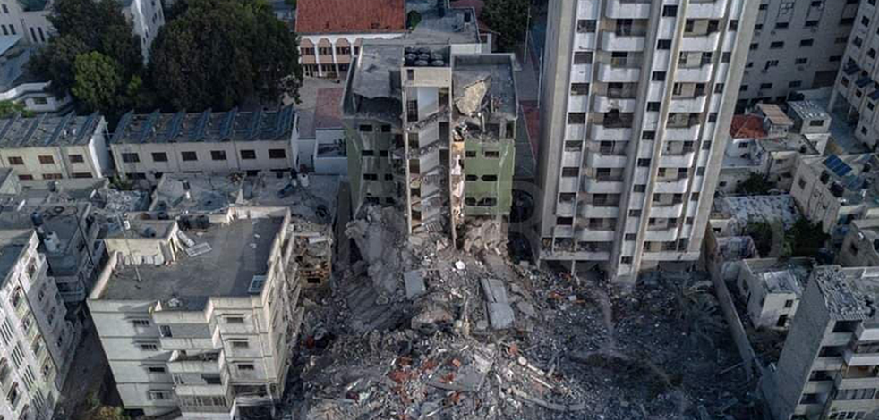 İşgalci siyonistler böyle yıktı!