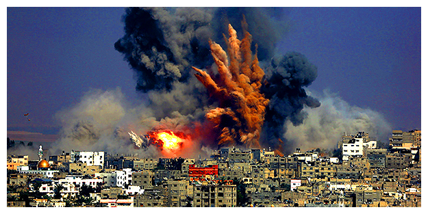 Siyonist İsrail, Filistin meclis binasını vurdu